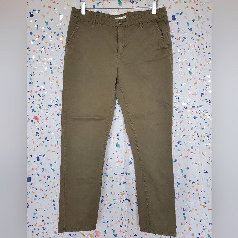Vans green khakis
